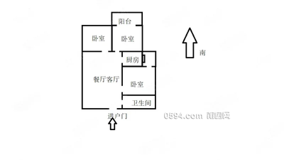 麟峰老中山 正榮時代廣場新出三房 陪讀入學(xué)兩不誤首付30W-莆田二手房