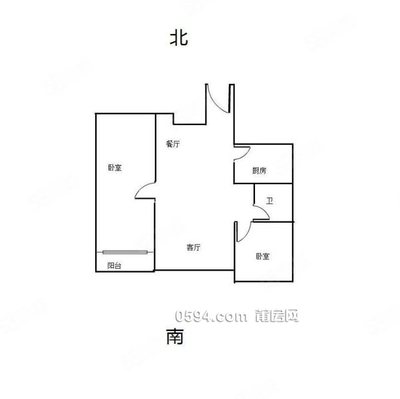 梅峰中山！正荣时代华府高层带阳台2房！市中心地段阳光充-莆田二手房