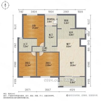 溪泉頭湖濱小區(qū)|荔園南路3室2廳2衛(wèi)98平方 -莆田二手房