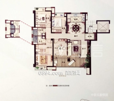 联发君领绶溪 4室2厅 三面采光-莆田二手房