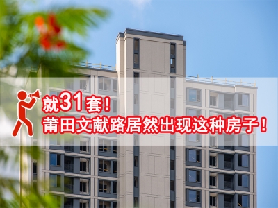 就31套！莆田文獻路，居然出現這種房子