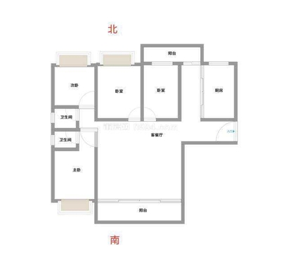 万达中央华城高层一平仅13600元4房188万 三面采光-莆田二手房