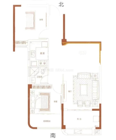 新光皇庭水岸一期 精装 总价139万 面积92㎡ 2室2厅1卫-莆田二手房 新光皇庭水岸一期 精装 总价139万 面积92㎡ 2室2厅1卫-莆田二手房