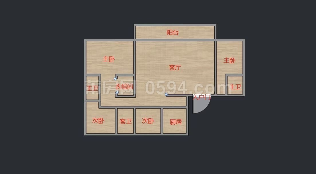 建發(fā)玉湖壹號 精裝 總價400萬 面積179㎡ 4室2廳2衛(wèi)