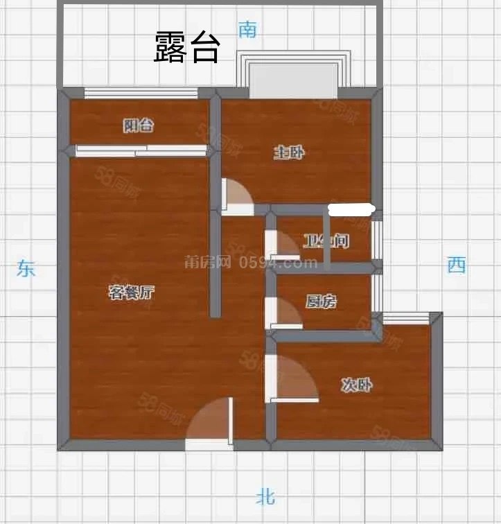 圳湖華苑 普裝 總價(jià)85萬 95㎡ 2室2廳2衛(wèi)