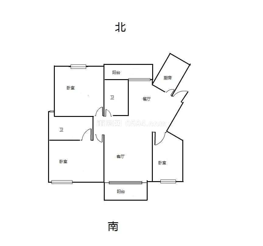 萬(wàn)達(dá)中央華城 精裝 租金3200元 面積143㎡ 3室2廳2衛(wèi)