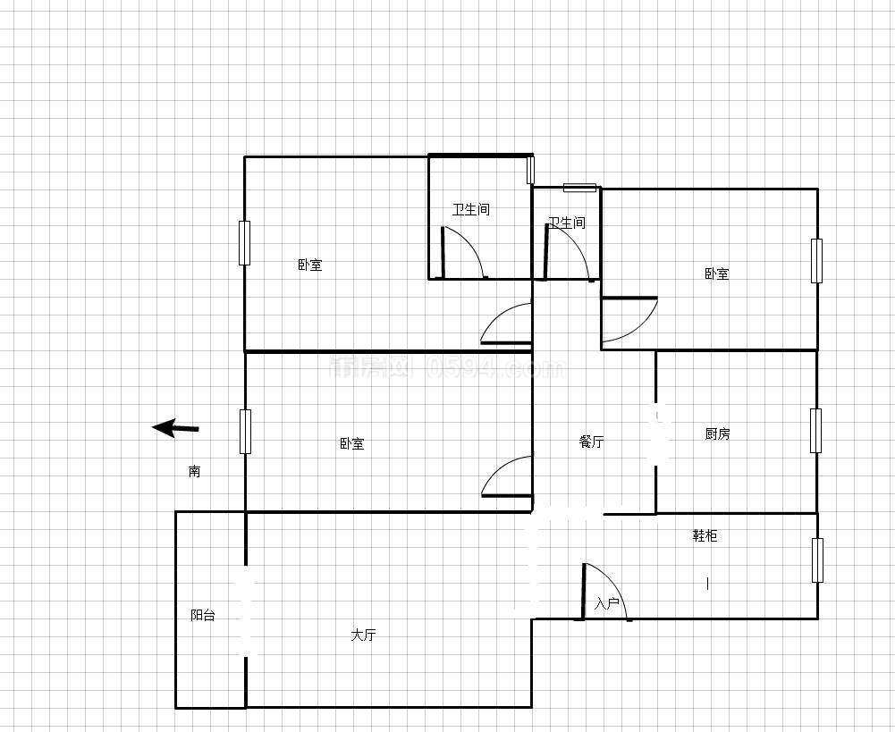 萬輝國際城 精裝 租金3200元 面積135㎡ 3室2廳2衛(wèi)